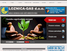 Tablet Screenshot of loznica-gas.rs